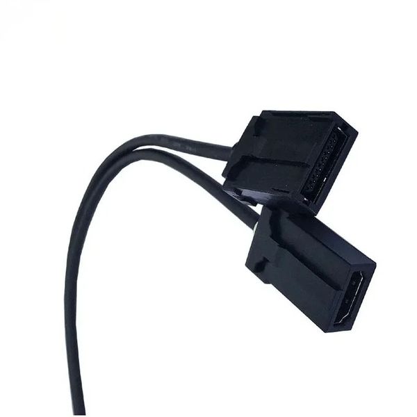 Novo 2024 Black 0,3m Compatível com HDMI 1.4 Versão HDMI Compatível E Tipo Masculino para AF HDMI Compatível para o Cabo HD Female