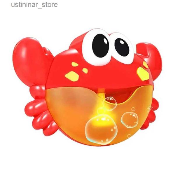 Песчаная игра с водой Fun Crab Babble Bange Toy Crab Banb Bange Bubble Machine с музыкальной пузырькой для ванны или душа милая игрушка для детей для детей L416