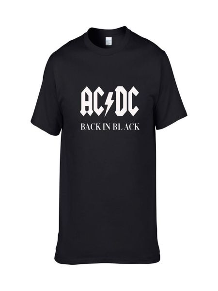 Новый AC DC Band Rock Trube Mens ACDC Графический футболок для печати повседневная футболка плюс размер o Шея Хип -хоп с коротким рукавом2303056