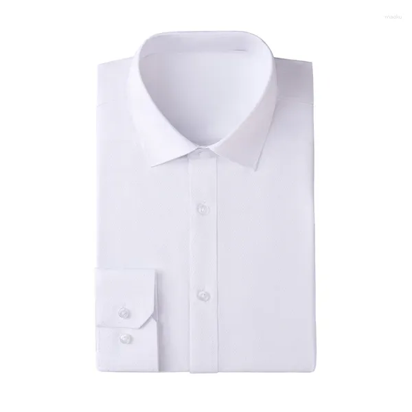 Camicie casual maschile da uomo abbigliamento formale business camicia a maniche lunghe di colore assoluto