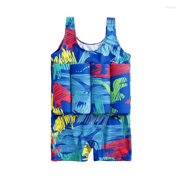 Costume da bagno femminile per bambini per bambini piccoli costume da bagno con galleggiabilità regolabile 1-5 anni giubbotto da nuoto galleggiante