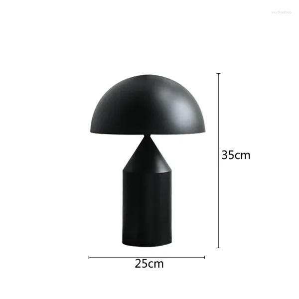 Tischlampen LED GOLD HOME CEESTRAUS SONTERFACE DESHAUSE LAMPE Schwarzes Eisen Pilz Wohnzimmer Arbeitszimmer Schlafzimmer Leichtes Nacht