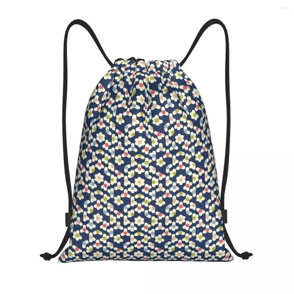 Sacolas de compras ele me ama mirtileberstring masculino homens esportes dobráveis sackpack orla kiely storage mochilas