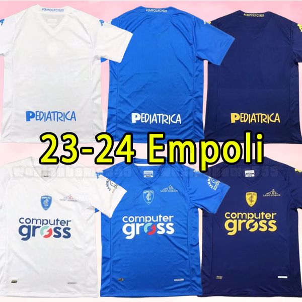23 24 Maglie di calcio Empoli a casa via Maglia Limited Edition Pre Match Jersey 2023 2024 Mancuso Cutrone Bajrami Ricci Pinamonti Shirt Football Edition
