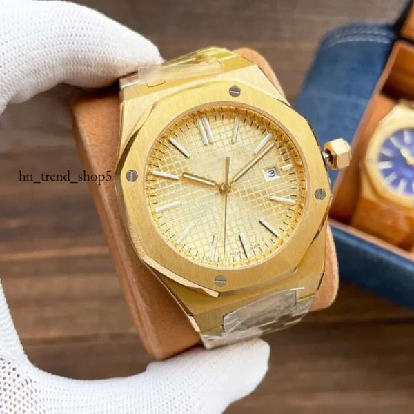 Herren Watch Orologi 15400 15500 Designer Uhren Hochwertiges Audemar -Zifferblatt 41 mm automatische Bewegung Uhren Edelstahl wasserdichte Saphir 2024 Luxus 85