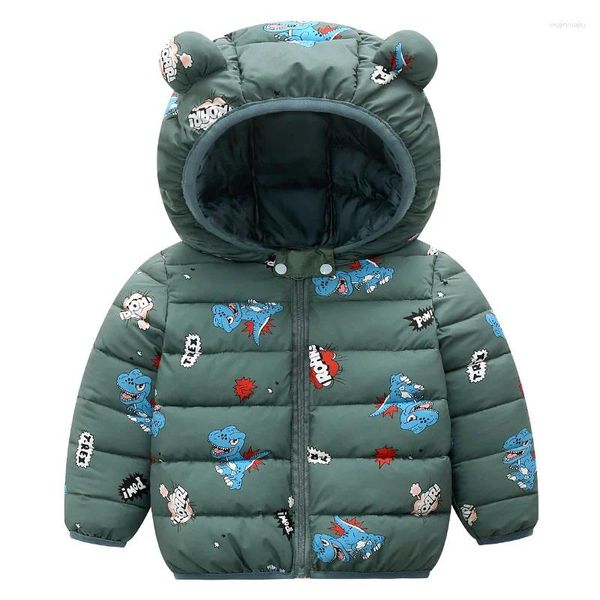 Down Biniduckling Trend Kids for Boys Girls Inverno Innged Zipper Childed Children Costure