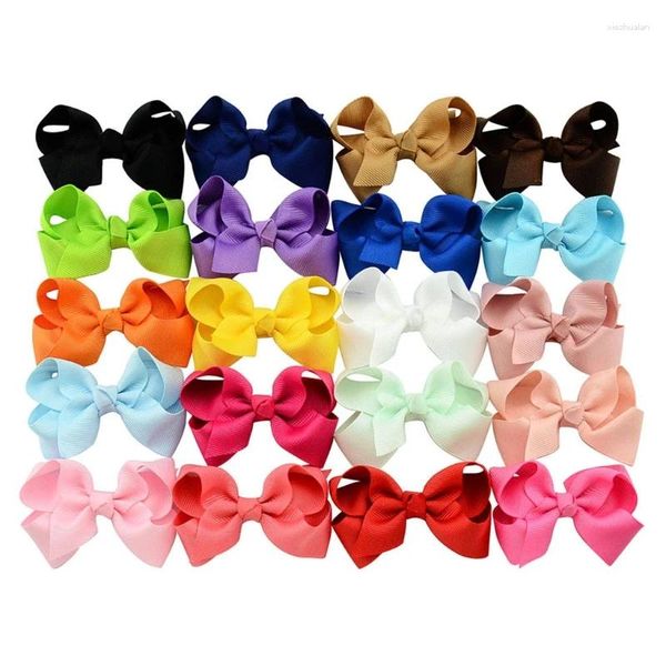 Haarzubehör 20 PCs Buntes Clip Bögen HGRIPS Trendy Side Clips für Baby Girl