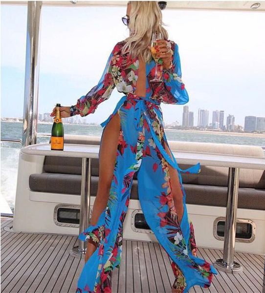 2022 Beach Casual Dress Women Mode Kleidung Bohemian Billig Plus Größe Sommer für Frauen sexy unregelmäßige Hem Chiffon billig2213765