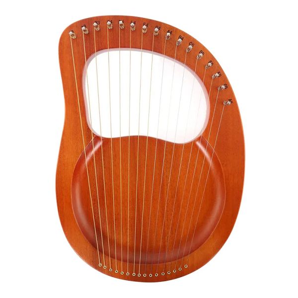 Taschen Harfe 10/16 Saiten Lyre Harp Holz Mahagoni Strings Harp Musical Anfänger Instrument mit passenden Geschenken Handtasche