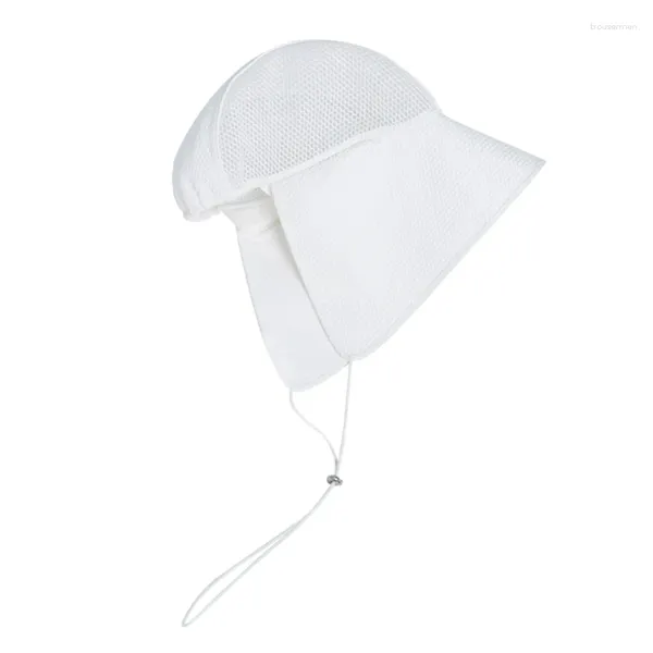 Boinas de malha de pescador chapéu para mulheres respiráveis verão meninas moda sol protetora lady universal sombrero headwear