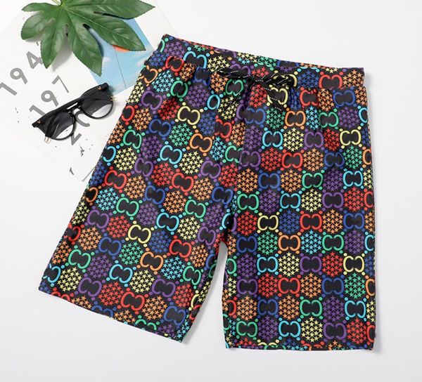 Persönlichkeit Buntes Brief Printed Men Trunks Sommer Outdoor Beach Board Shorts Mode Casual Elastic Taille Hosen für male8897433