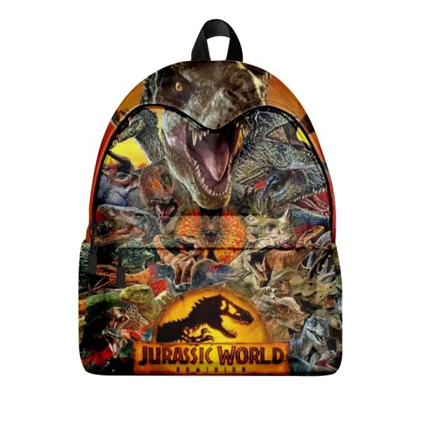 Taschen 3d Anime Dinosaurier Rucksäcke für Kinder Cartoon gedruckte Schulsbeutel Jungen Mädchen Grundschule Schülern Rucksäcke Geschenke