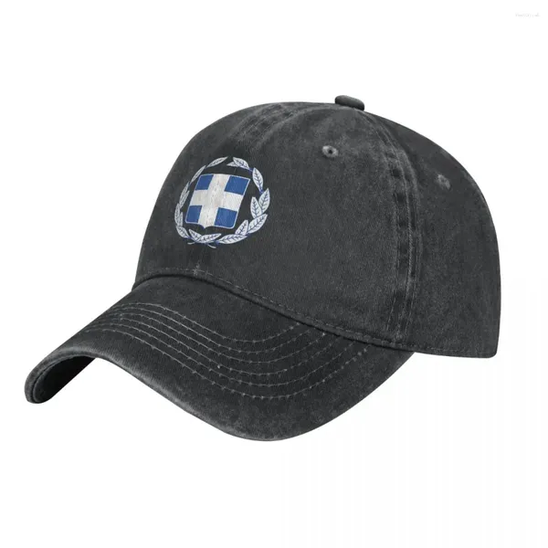 Шариковые кепки Греция Грэйс бейсболка бейсболка Уличная одежда Мужчины вымывали шляпы хип -хоп регулируемый на заказ логотип, управляющий хиппи