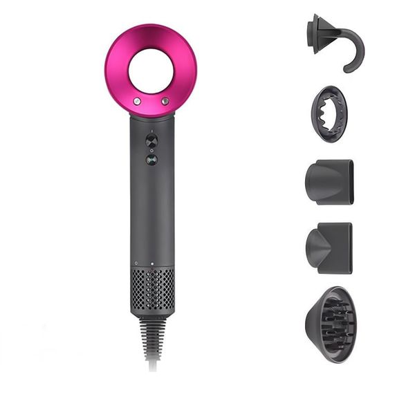 Smart Hair Secer Professional, 110000 RMP Super Sonic Acessórios 5 em 1 secador de cabelo para barbearia