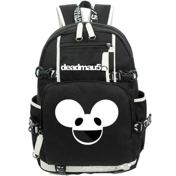 Bags Deadmau5 Mackpack Joel Zimmerman Daypack Deadmau 5 bolsa escolar DJ Music Rucksack Satchel School Bag Day Pack Pack Pack