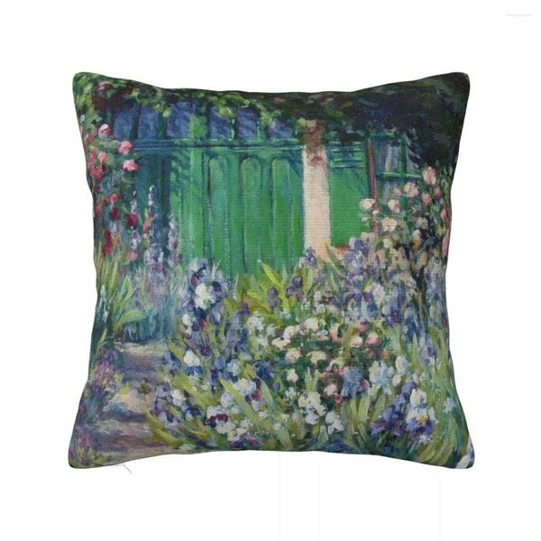 Porta del giardino di Pillow Monet |Pittura lanciare soggiorno di lusso decorativo s