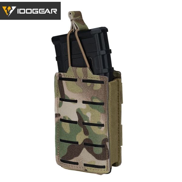 Pacotes idogear tático lsr 556 mag bolsa singel mag transportadora molle bolsa laser saco de ferramentas de corte esportivo 3566