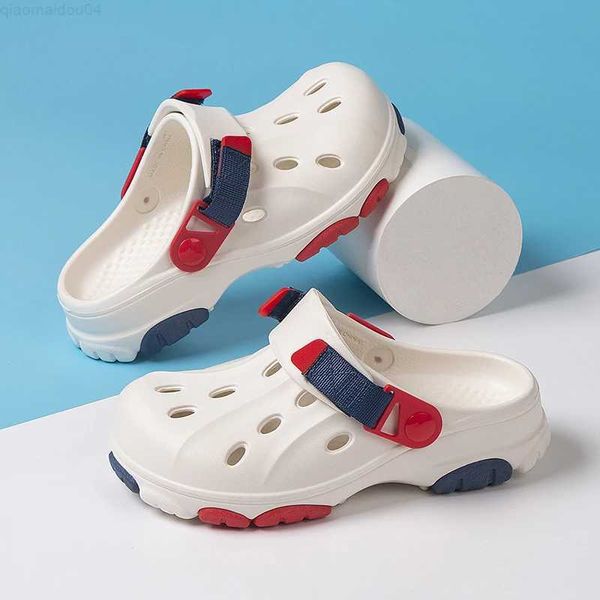 Slipper Kids Shoes Boy Girls Slipper Summer Beachs Fashion Platform Hole Casual Sports Boy Sneaker Shoes Girls Sandals Slipperl2404