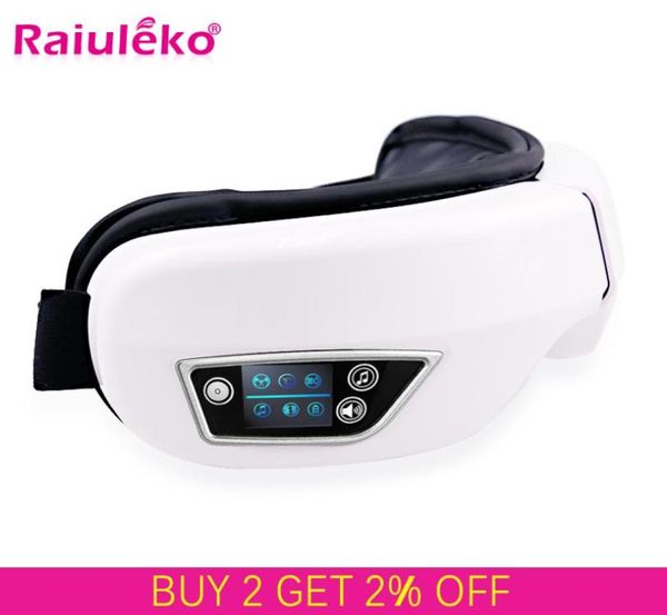 Elektrische Vibration Bluetooth Eye Massager Augenpflege -Gerät Wrinkeln Ermüdung Linderung Vibration Massage Kompress Therapie Gläser1332941