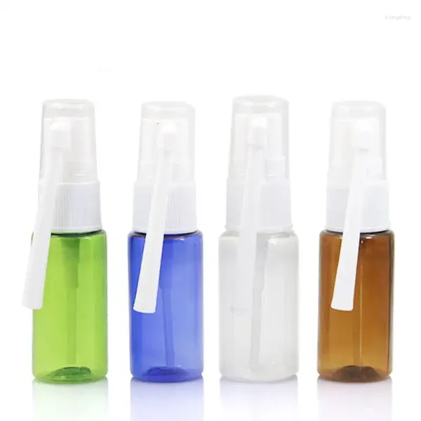 Bottiglie di stoccaggio 15 ml di rotazione a punta in plastica Vial Vial Nasal Spray Mist Atomizer Atomizer Contenitori Riutilizzabili LX3733