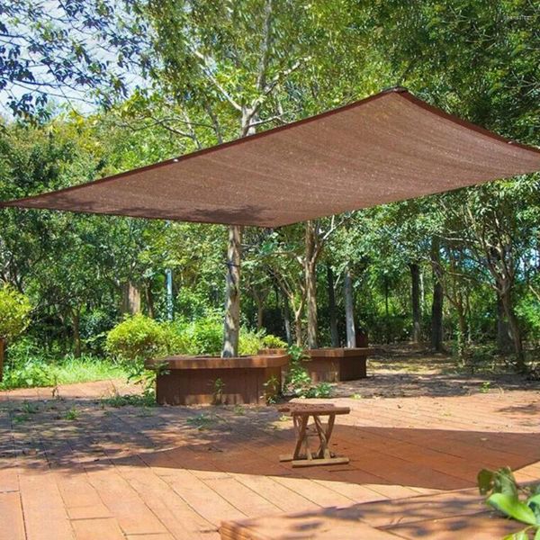 Tendas e abrigos Sun Shade Canopy toldo respirável à prova d'água para piscina ao ar livre jardim de alta densidade varanda anti-UV