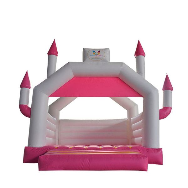 PVC Pink Princess gonfiabile Castle Bouncy Moonwalks che salta un rimbalzo di nozze di rimbalzo per bambini Giochi