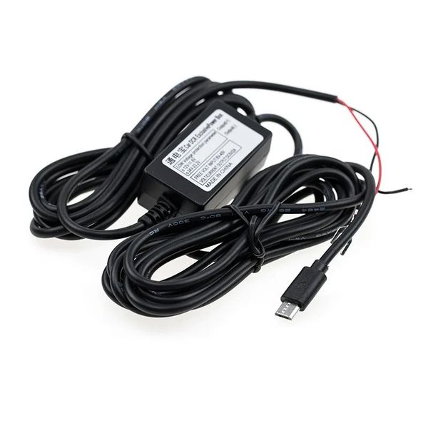 2024 Caricatore automobilistico Adattatore del modulo convertitore CC da 12v da 24 V a 5V 2A con cavo USB micro, lunghezza di protezione a bassa tensione 3,5 metri - per caricatore dell'auto