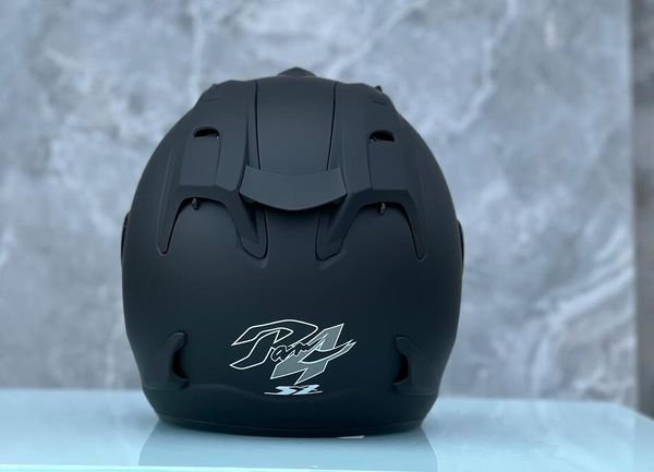 Casco motociclistico a faccia a pieno viso bianco e nero, fuoristrada fuoristrada fuoristrada fuoristrada da motocicletta da corsa in moto