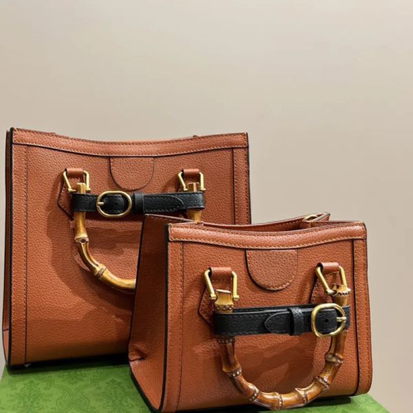 bolsa de manga de bolsa bolsas de designer para mulheres saco de saco de manga de couro feminino Bolsa de ombro de bambu feminina, bolsa de compras de moda de luxo com caixa