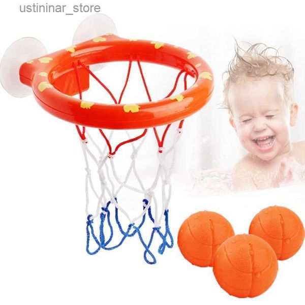 Sandspiel Wasser Spaß Kinder Kleinkind Bad Spielzeug Schießkorb Badewater Wasserspiel für Baby Girl Boy mit 3 Mini -Plastikbasketballs lustige Dusche L416