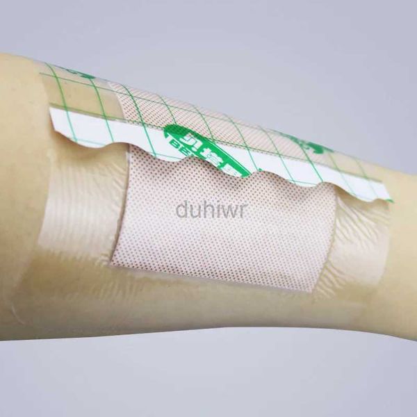 Fornitura di pronto soccorso 20pcs 10x10 cm Waterproof Band Band Aiuti Antibatterial Wound Dressice Protect Bandage di pronto soccorso D240419