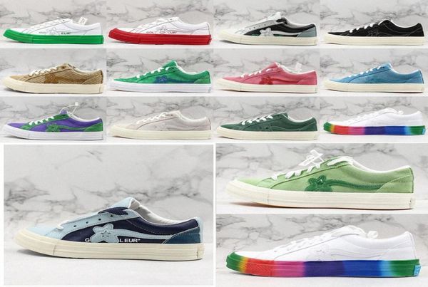 2020 Новый создатель гольф le fleur One Stars Ox Ttc Canvas обувь Tyler The Creator Trends Mens Platform