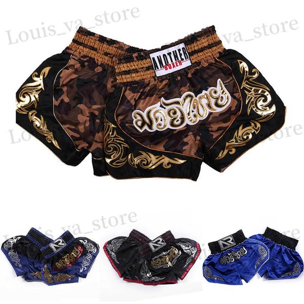 Shorts maschile per bambini Muay Thai Shorts Boy Girl Boxing Pants MMA Kid Sports SANDA GRAPPLING Kickboxing Allenamento uniforme combattimento indossare adulti T240419