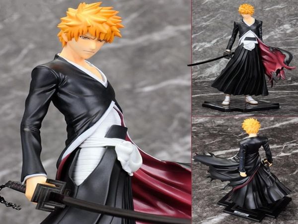 20 cm Anime Bleach Kurosaki Ichigo PVC Action Figures giocattolo Great Regalo per bambini T30 X05229377555