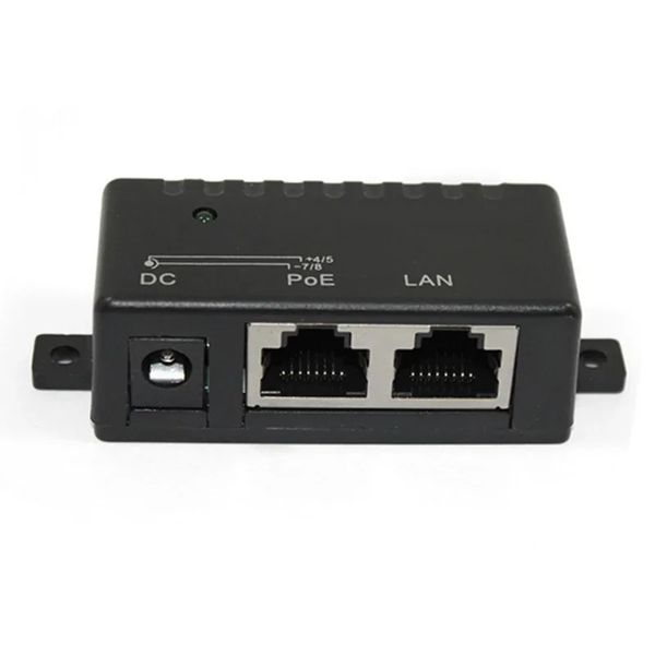 Novo 2024 100Mbps 5V 12V 24V 48V/1A POE Splitter de potência do injetor PoE para câmera IP Acessórios do módulo de adaptador Poe2.Para o módulo adaptador POE de 100 Mbps