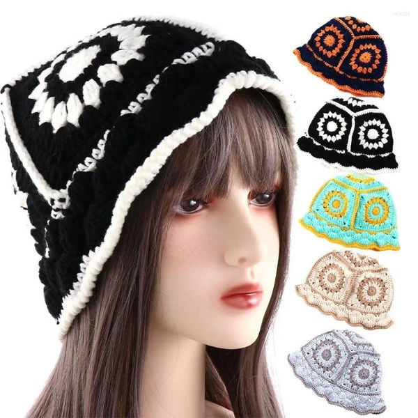 Berets Minderheit Retro Fashion Design Matching Student