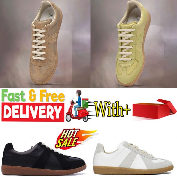 Nuove sneakers mocassino donna in pelle vintage designer addestratore di design alla moda margielas scarpe casual bianca scarpe da tennis casual outdoor gai basso prezzo