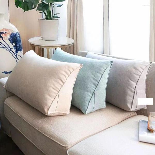 Travesseiro confortável com almofadas decorativas removíveis e laváveis