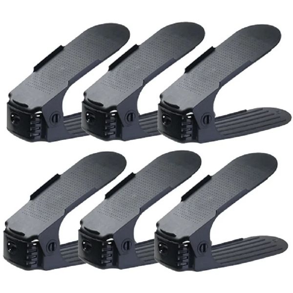 2/4/6pcs scarpone scarpe scarpe regolabile organizzatore calzature slot di supporto resistente spazio salva