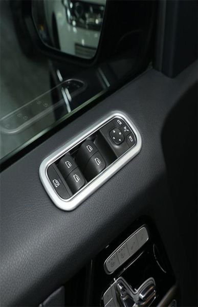 Pulsanti di sollevamento in vetro per vetro di auto Trampo di adesivi decorativi per Mercedes Benz G Classe G63 2019 2020 Accessori interni4544013