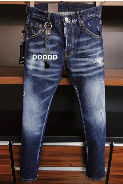 Мужские джинсы дизайнеры брюки Мужские дизайнерские джинсы для мужских брюк брюки уличная одежда черная джинсовая джинсовая джинсовая толка
