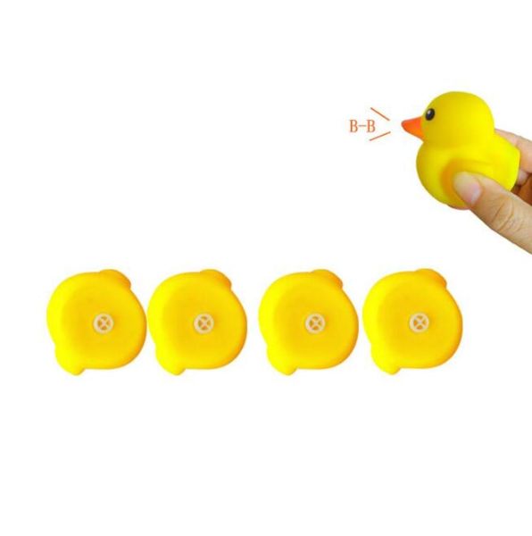 Детская ванна игрушка звук погремушка детская мини -резиновая резиновая утка купание купание подарки гонка скрипучий утиный бассейн Веселье играет в игрушку3436145