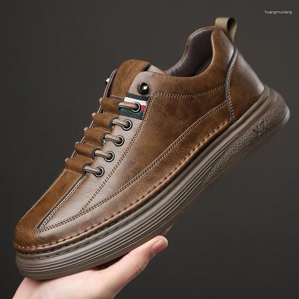 Scarpe casual in pelle maschile da uomo sapatos maschilinos chaussures vers hamme zapatos informales de hombre