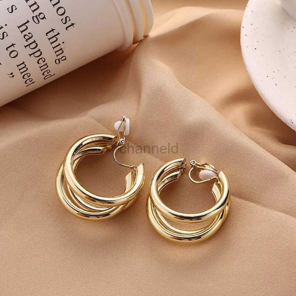 Andere Hot Sale Statement Vintage Clip über Ohrringe ohne Piercing for Women Mode Ohrrings Party Geschenk Bijoux Schmuck 240419