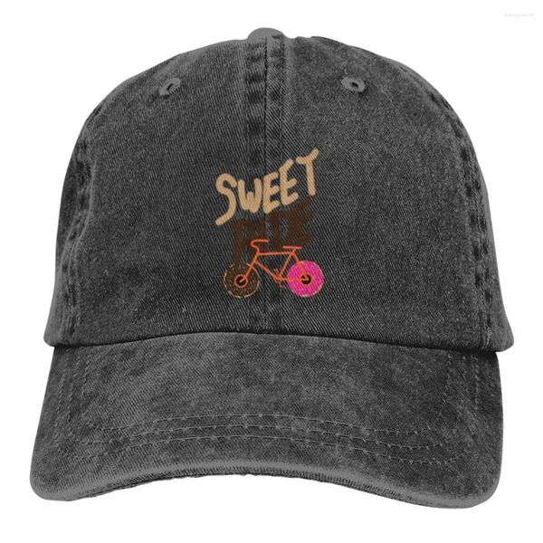 Caps de bola Sweet Ride Donut Bicycle Young ao ar livre um boné de beisebol