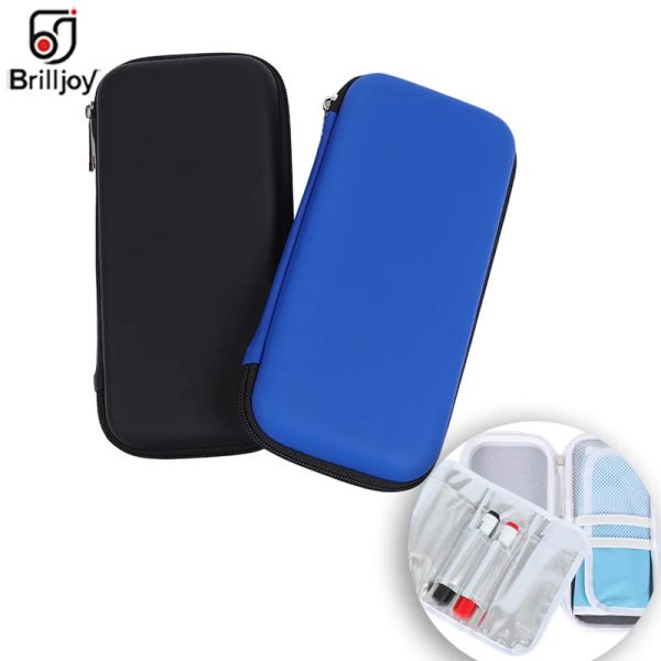 Сумки Brilljoy Portable Insulin Cooler Bag Diabetic Insulin Traver Case Medicine Cooler Box Bolsa termica Алюминиевая фольга.