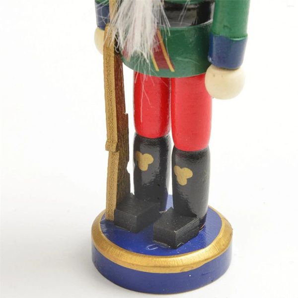 Figurine decorative 6 pezzi di natale Nuckcracker Ornamenti Statue Soldier for Festival Shelf Kids Regali decorazioni da tavolo Abesa di Natale