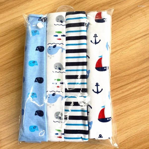 Cobertores 4 PCs/Lot Gift Cotton Baby Blanktor