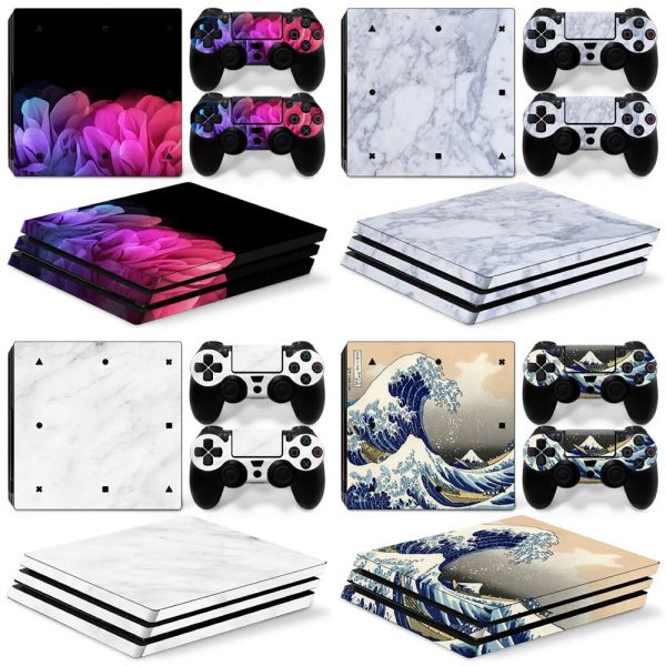 Джойстики для PS4 Pro Skin Man Sticker Camo Game Accessories Vinyl Sceed Skin Skin для PS4 Pro Console Pink Color P5