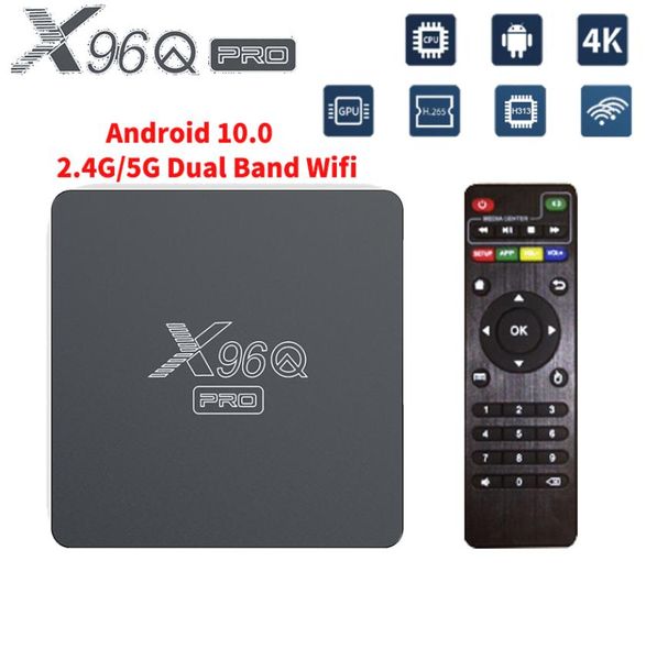 X96Q Pro Android 10 TV Box Allwinner H313 1G 8G 2G 16G 24G 5G Dual Wifi Smat TV Box6279680